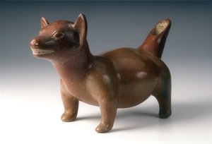 Vaso Effigie di Cane, c.200 a.C.-300 d.C.